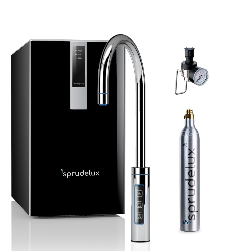 Untertisch-Tafelwasseranlage BLACK & WHITE DIAMOND HOT EDITION inkl. Filtereinheit - Photo 1