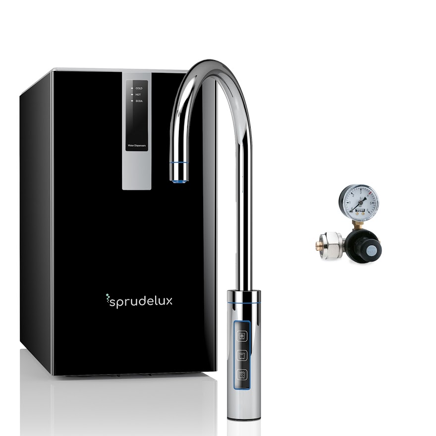 Untertisch-Tafelwasseranlage BLACK & WHITE DIAMOND HOT EDITION inkl. Filtereinheit - Photo 1