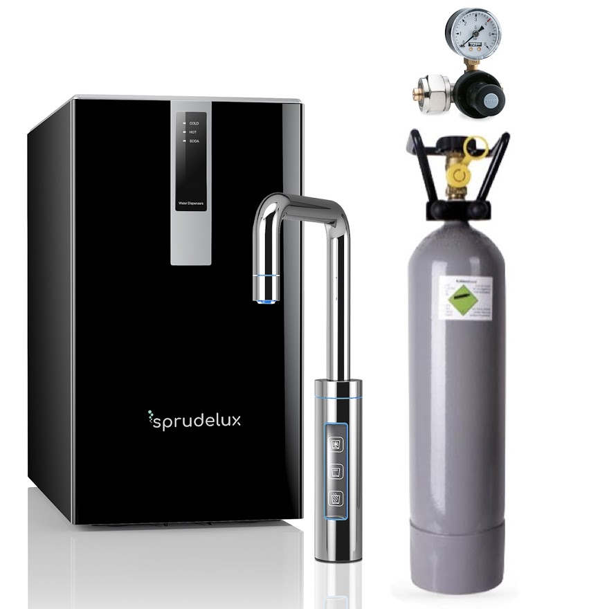Untertisch-Tafelwasseranlage BLACK & WHITE DIAMOND HOT EDITION inkl. Filtereinheit - Photo 1
