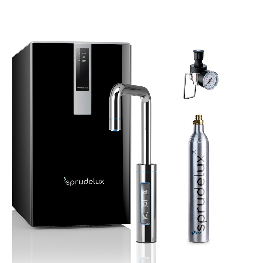 Untertisch-Tafelwasseranlage BLACK & WHITE DIAMOND HOT EDITION inkl. Filtereinheit - Photo 1