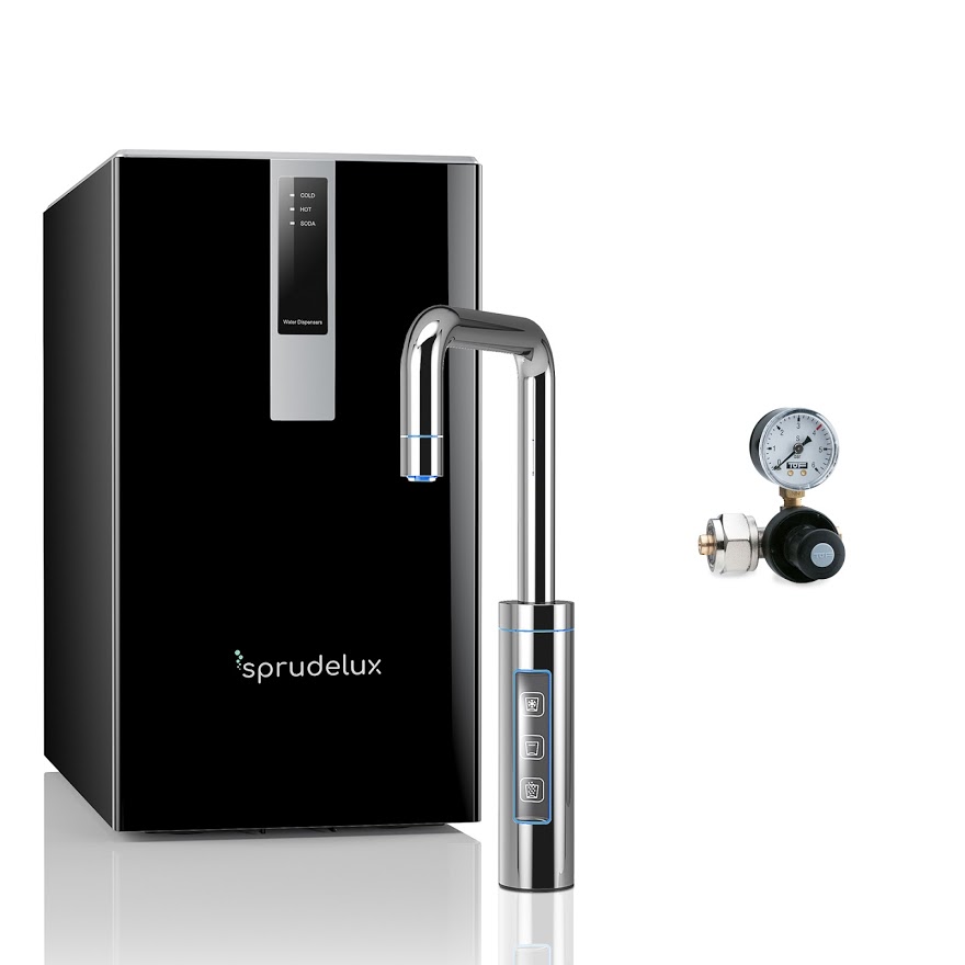 Untertisch-Tafelwasseranlage BLACK & WHITE DIAMOND HOT EDITION inkl. Filtereinheit - Photo 1