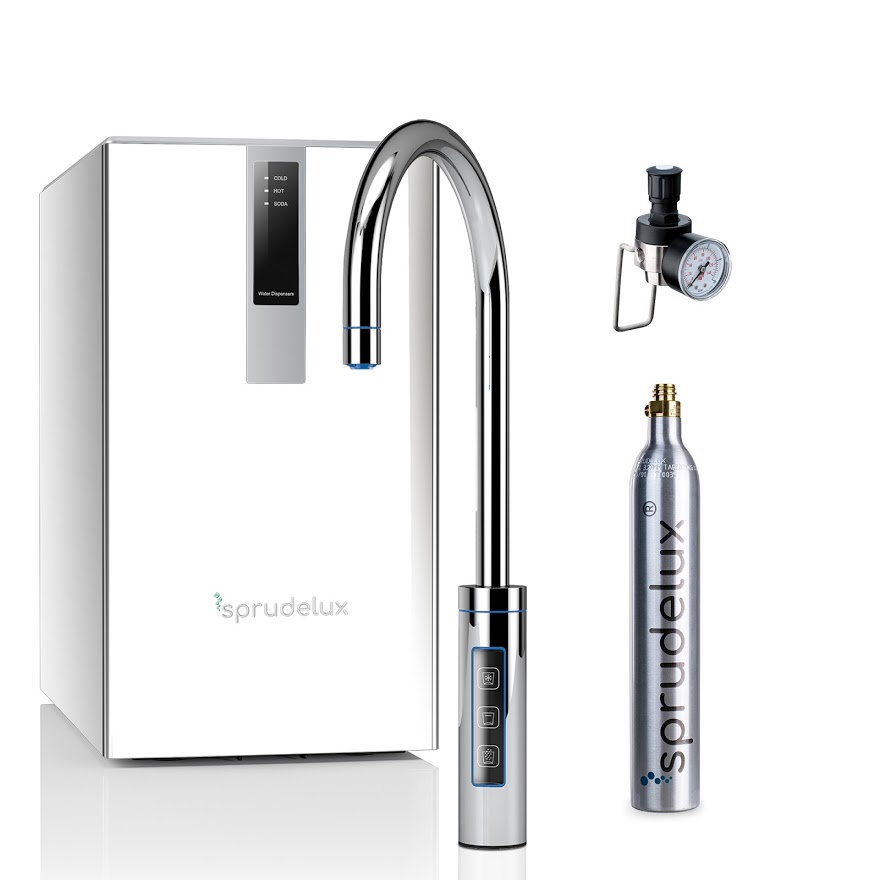 Untertisch-Tafelwasseranlage BLACK & WHITE DIAMOND HOT EDITION inkl. Filtereinheit - Photo 1