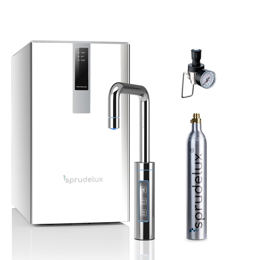 Untertisch-Tafelwasseranlage BLACK & WHITE DIAMOND HOT EDITION inkl. Filtereinheit - Photo 1