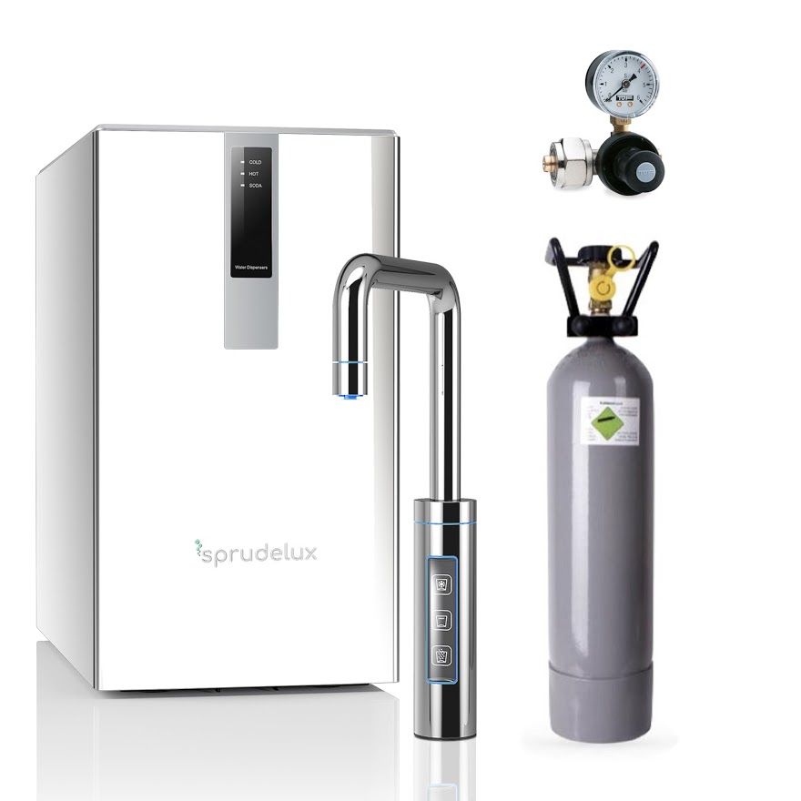 Untertisch-Tafelwasseranlage BLACK & WHITE DIAMOND HOT EDITION inkl. Filtereinheit - Photo 1