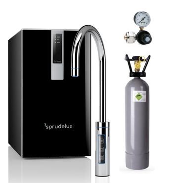 Untertisch-Tafelwasseranlage BLACK & WHITE DIAMOND HOT EDITION inkl. Filtereinheit - Photo preview 1