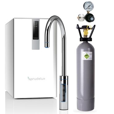 Untertisch-Tafelwasseranlage BLACK & WHITE DIAMOND HOT EDITION inkl. Filtereinheit - Photo preview 1