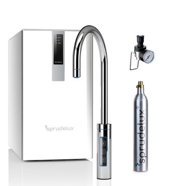 Untertisch-Tafelwasseranlage BLACK & WHITE DIAMOND HOT EDITION inkl. Filtereinheit - Photo preview 1