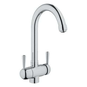 Designer 3-Wege-Wasserhahn GM C-Auslauf, Chrom - Photo preview 0