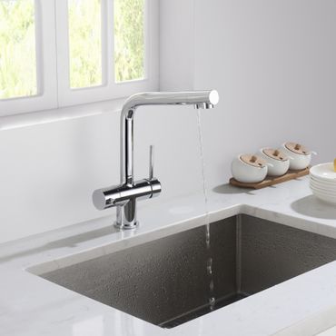 Designer 4-Wege-Wasserhahn CRYSTAL Chrom 4in1 - Photo preview 1