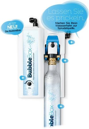 Untertisch-Trinkwassersprudler BubbleBox inkl. 1-Weg-Armatur Tesoro Chrom Hahn - Photo preview 0