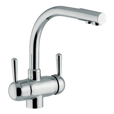 Designer 3-Wege-Wasserhahn GM L-Auslauf Farbe Oro Inglese - Gold - Photo preview 0