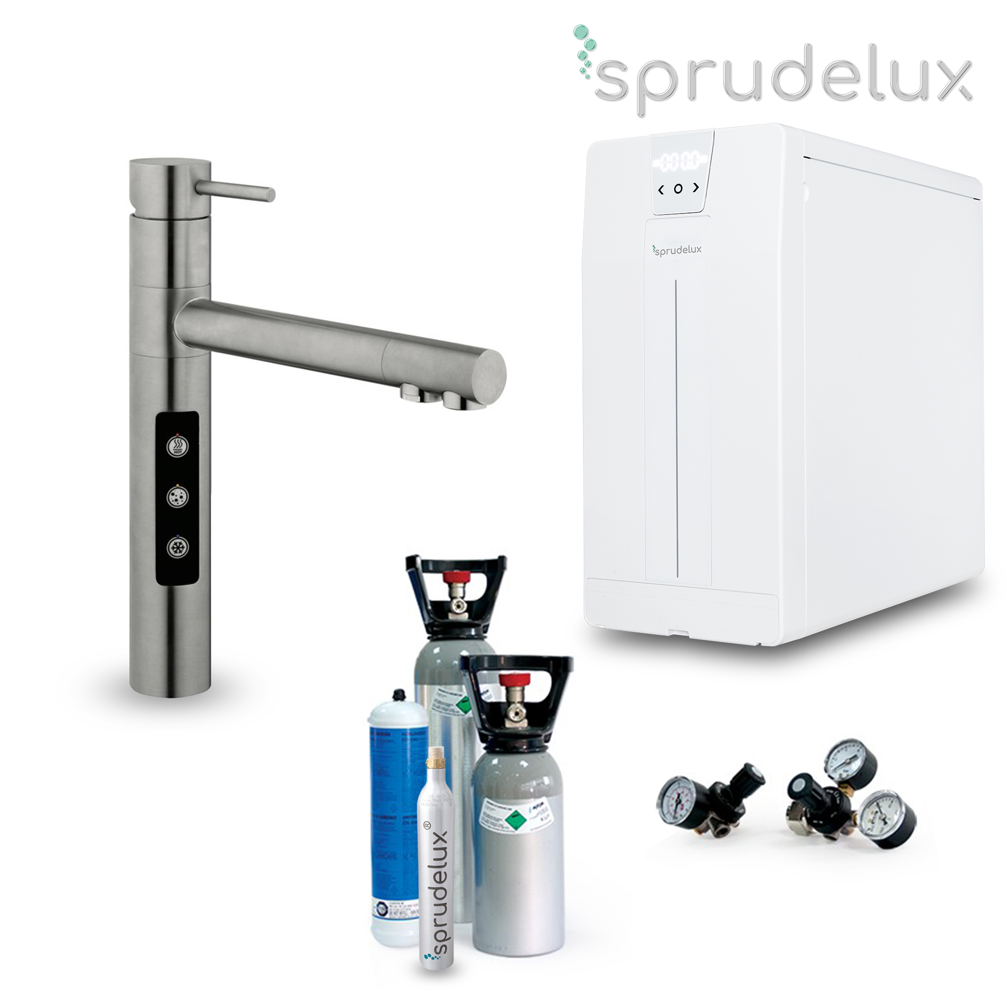 Untertisch-Tafelwassersystem SPRUDELUX® POWER SODA inkl. 5-Wege-Armatur STELLA - Photo 3