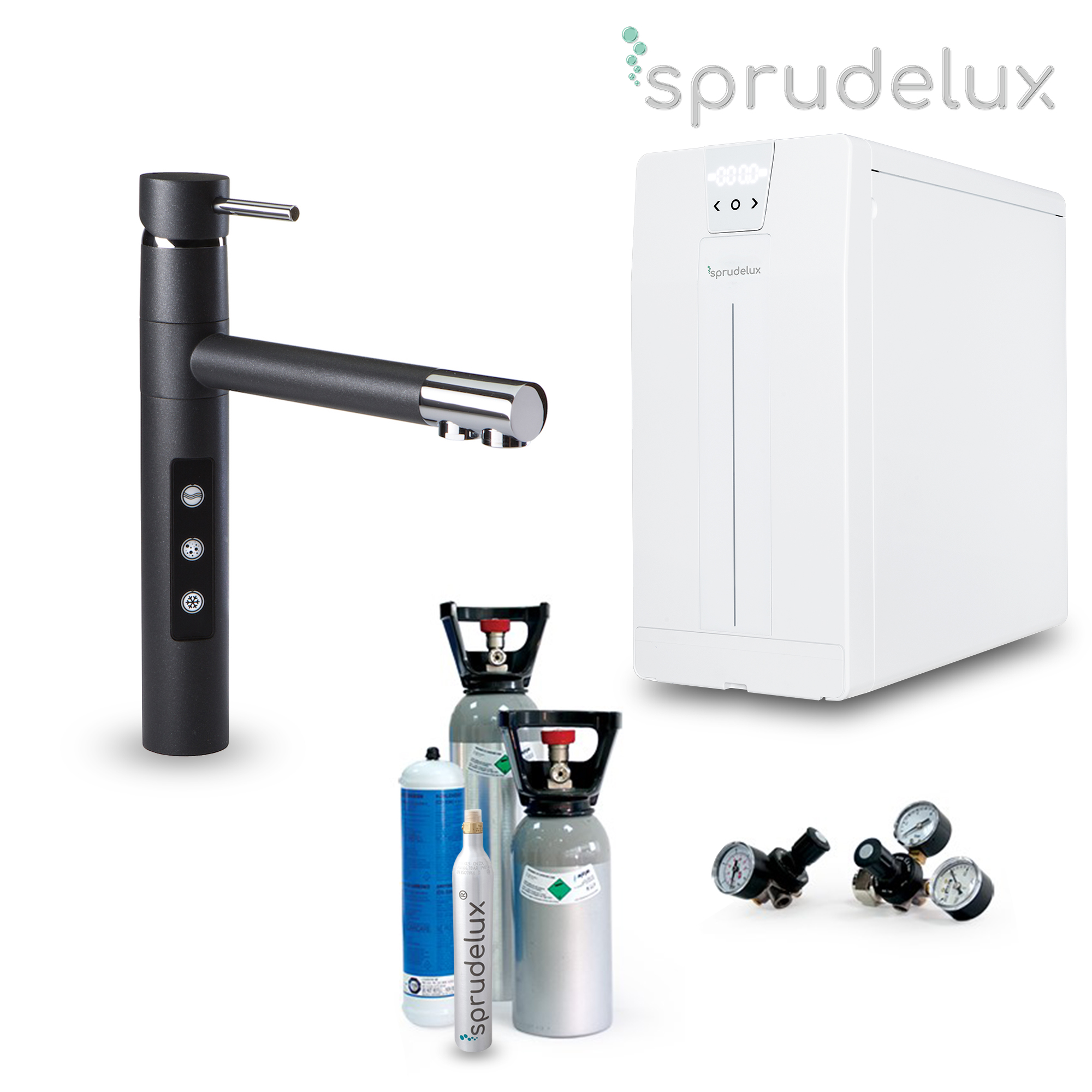 Untertisch-Tafelwassersystem SPRUDELUX® POWER SODA inkl. 5-Wege-Armatur STELLA - Photo 3