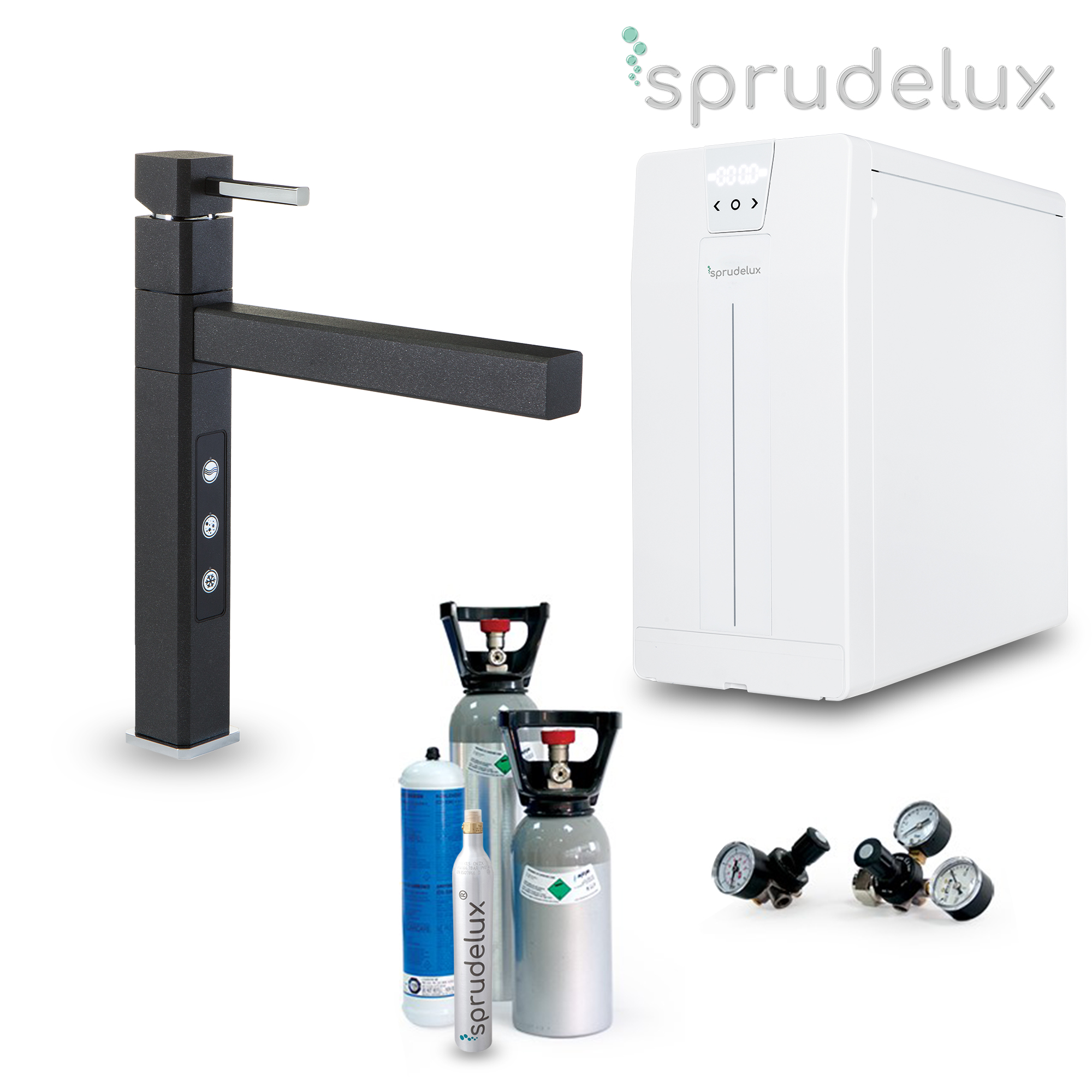 Untertisch-Tafelwassersystem SPRUDELUX® POWER SODA inkl. 5-Wege-Armatur STRATOS - Photo 4