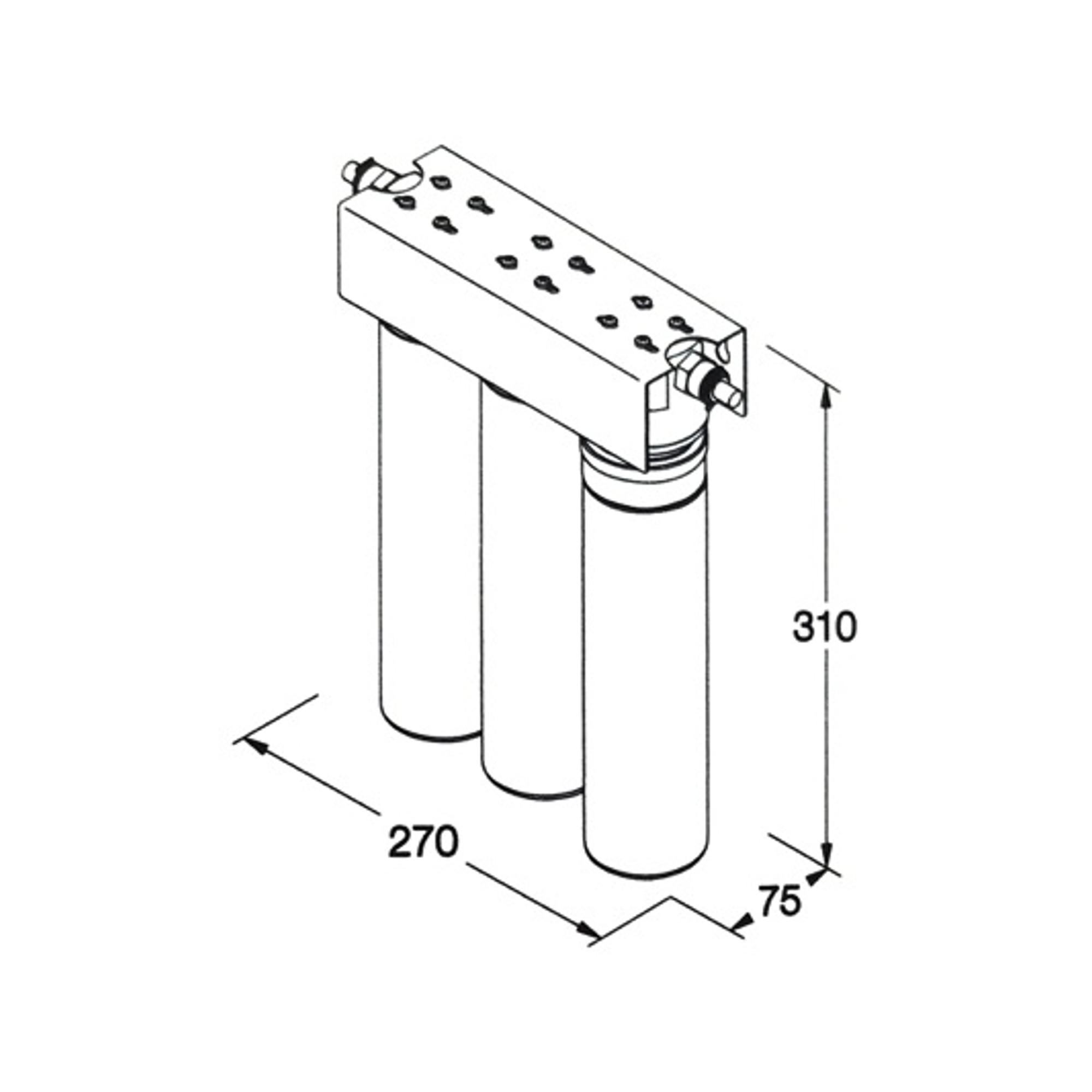 Untertisch-Tafelwassersystem SPRUDELUX® POWER SODA inkl. 5-Wege-Armatur STRATOS - Photo 2