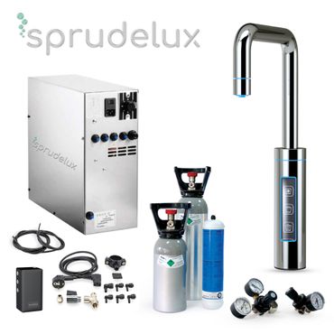 Untertisch-Trinkwassersystem INOX inkl. 3-Wege-Touch-Zusatzarmatur C- / U-Auslauf - Photo preview 0