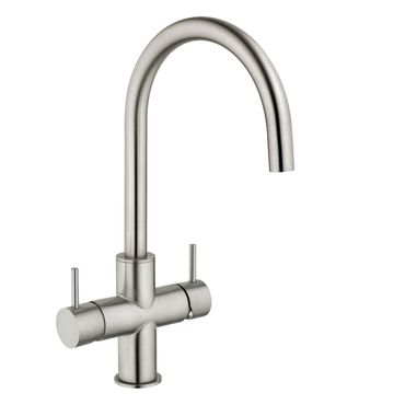 Untertisch-Tafelwassersystem SPRUDELUX® POWER SODA inkl. 5-Wege-Armatur UNICA Edelstahl Massiv - Photo preview 1