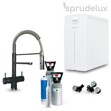 Untertisch-Tafelwassersystem SPRUDELUX® POWER SODA inkl. 5-Wege-Armatur LUXURY 47 cm - Photo preview 4