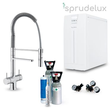 Untertisch-Tafelwassersystem SPRUDELUX® POWER SODA inkl. 5-Wege-Armatur LUXURY 59 cm - Photo preview 4