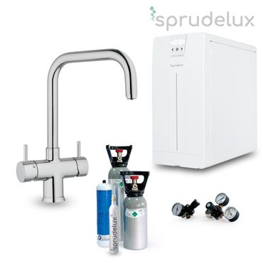 Untertisch-Tafelwassersystem SPRUDELUX® POWER SODA inkl. 5-Wege-Armatur NOBIUS U-Auslauf - Photo preview 7