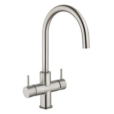 Untertisch-Trinkwassersystem INOX inkl. 5-Wege-Armatur UNICA Edelstahl massiv  - Photo preview 3
