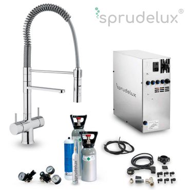 Untertisch-Trinkwassersystem INOX inkl. 5-Wege-Armatur LUXURY 59 cm - Photo preview 0