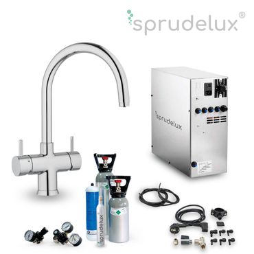 Untertisch-Trinkwassersystem INOX inkl. 5-Wege-Armatur NOBIUS C-Auslauf - Photo preview 0