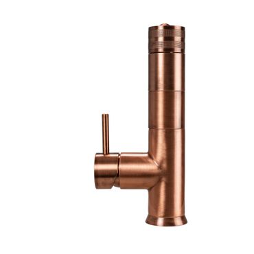 3-Wege-Wasserhahn mit ausziehbarer Brause CUCINA IDEALE, Kupferoptik gebürstet - Photo preview 6