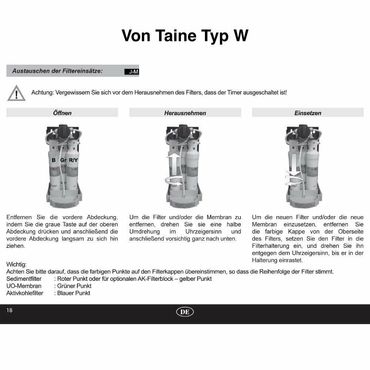 Ersatzfilter WAPURA TT Filter Kohle GAC 8″ EM Osmoseanlage Quick-Change Typ S/W - Photo preview 2