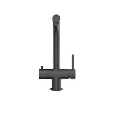 Designer 4-Wege-Wasserhahn CRYSTAL Schwarz Matt 4in1 - Photo preview 2