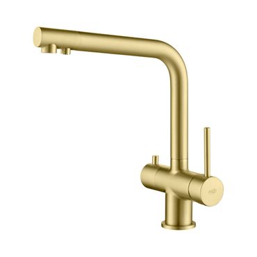 Designer 4-Wege-Wasserhahn CRYSTAL Antike Messing 4in1