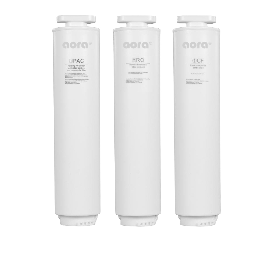 Ersatzfilter-Set für AORA Auftisch-Umkehrosmoseanlage mit Wasserstoff-Ionisator und Heißwasserfunktion - Photo 4