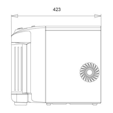 SPRUDELUX® Umkehrosmose-Trinkwassersystem Auftischgerät Weiß - Photo preview 5