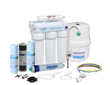 5 Stufen Umkehrosmoseanlage Trinkwasseranlage Supreme-RO5 Trinkwasserfilter mit Pumpe - Photo preview 1