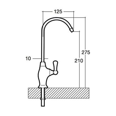 5 Stufen Umkehrosmoseanlage Trinkwasseranlage Supreme-RO5 Trinkwasserfilter mit Pumpe - Photo preview 4
