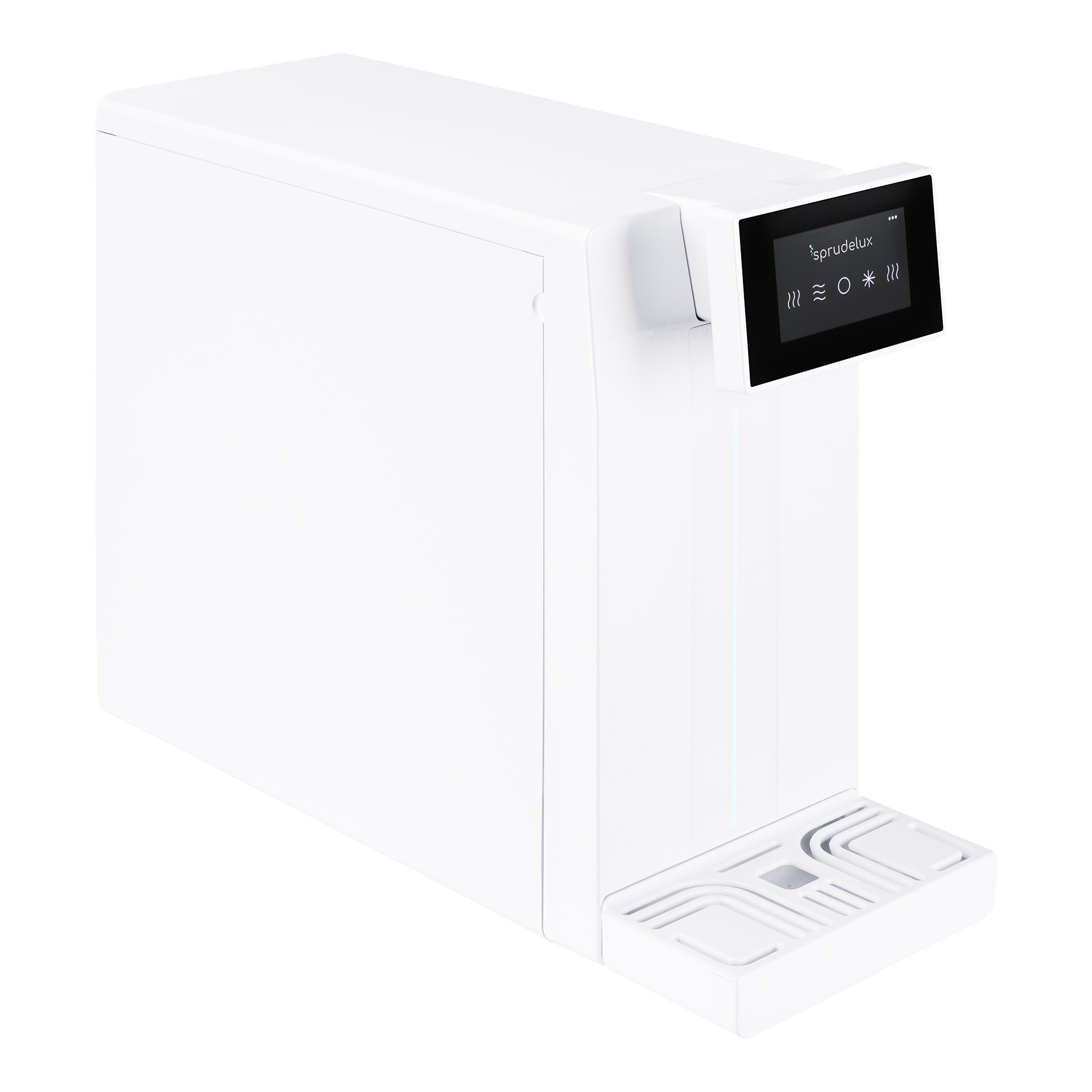 SPRUDELUX® POWER SODA 2.0 Auftisch-Wassersprudler mit Osmose & Full-Touch Display – Weiß - Photo 7