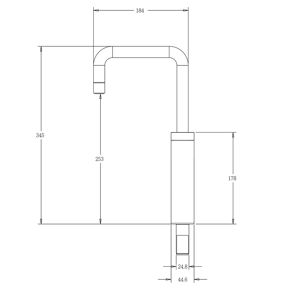 SPRUDELUX® 3-Wege-Touch-Armatur für Untertisch-Tafelwasseranlage Diamond FLAME - Photo 0