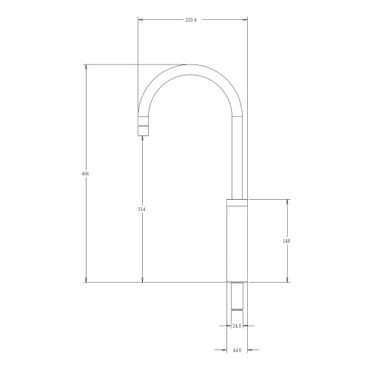 SPRUDELUX® 3-Wege-Touch-Armatur für Untertisch-Tafelwasseranlage Diamond FLAME - Photo preview 0