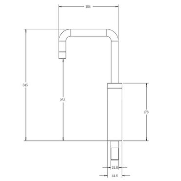 SPRUDELUX® 3-Wege-Touch-Armatur für Untertisch-Tafelwasseranlage Diamond FLAME - Photo preview 0