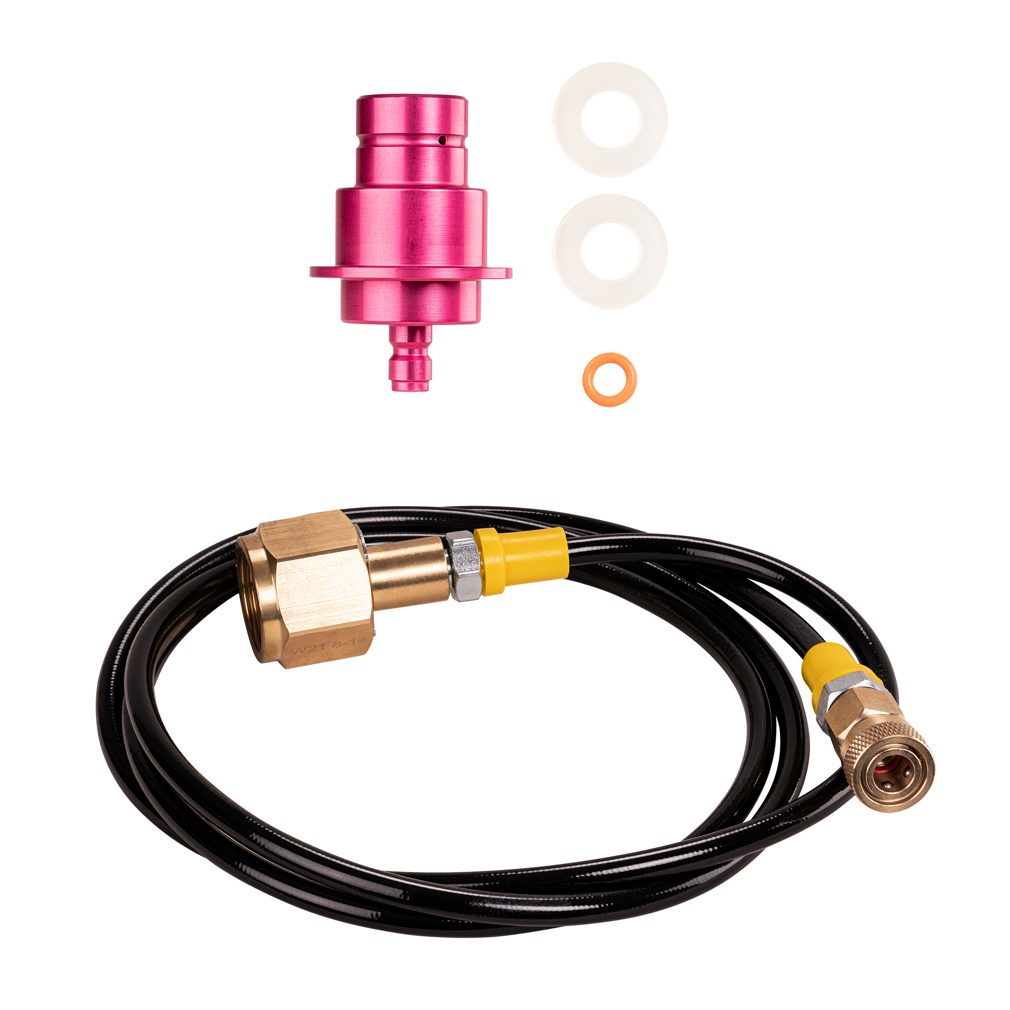 Adapter-Hochdruckschlauch Für Größere CO2 Flaschen Geeignet Für Unterschiedliche Wassersprudler, Sodastream, Grohe, Soda Max, Etc
