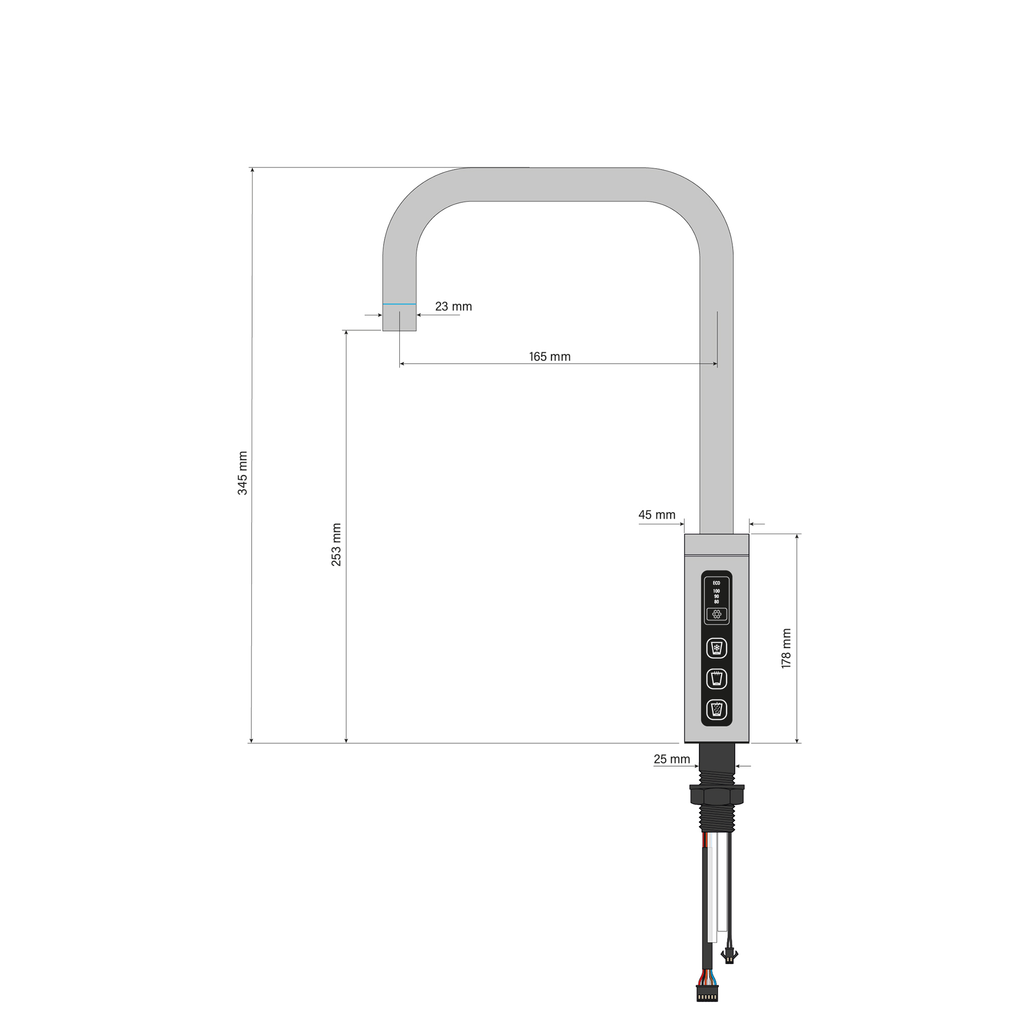 Untertisch-Tafelwasseranlage Diamond FLAME 100°C  - Photo 4
