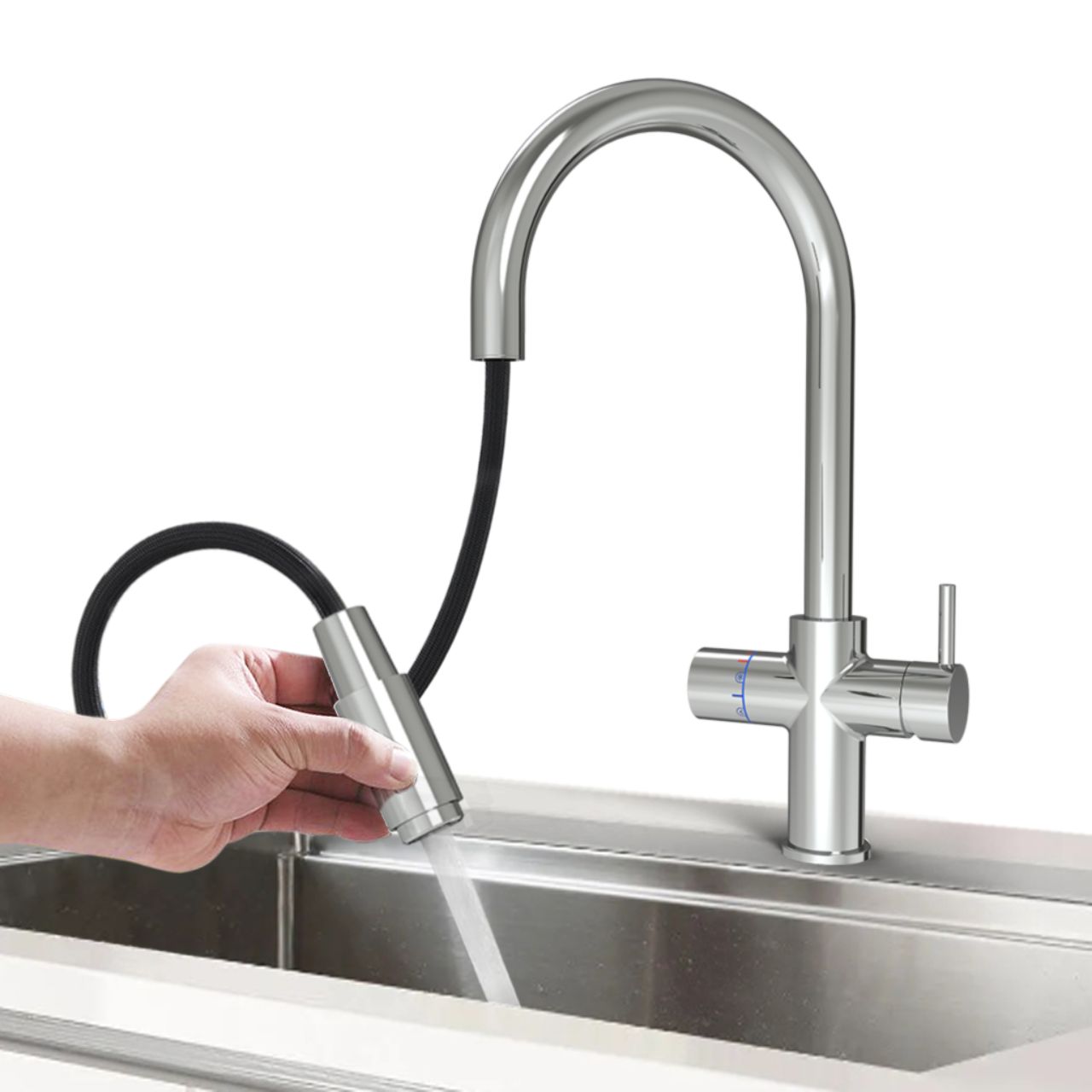 Untertisch-Tafelwasseranlage Diamond FLAME 100°C  - Photo 2
