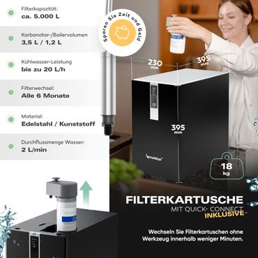 Untertisch-Tafelwasseranlage Diamond FLAME 100°C  - Photo preview 14