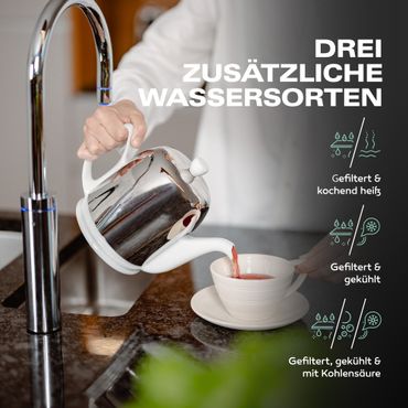 Untertisch-Tafelwasseranlage Diamond FLAME 100°C  - Photo preview 12