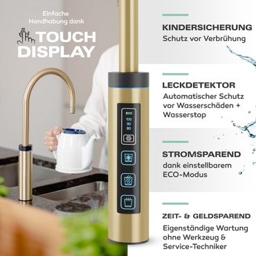 Untertisch-Tafelwasseranlage Diamond FLAME 100°C  - Photo preview 10