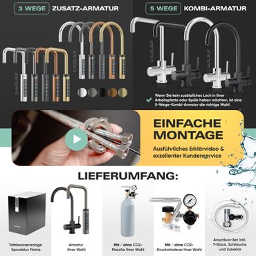 Untertisch-Tafelwasseranlage Diamond FLAME 100°C  - Photo preview 16