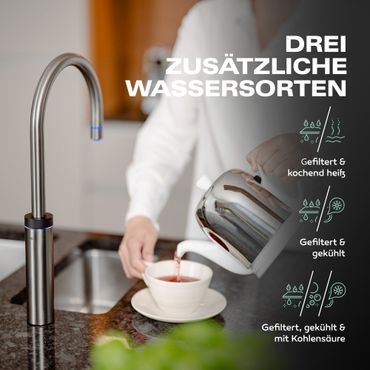 Untertisch-Tafelwasseranlage Diamond FLAME 100°C  - Photo preview 13