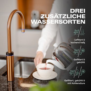 Untertisch-Tafelwasseranlage Diamond FLAME 100°C  - Photo preview 11