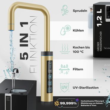 Untertisch-Tafelwasseranlage Diamond FLAME 100°C  - Photo preview 8