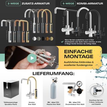 Untertisch-Tafelwasseranlage Diamond FLAME 100°C  - Photo preview 13